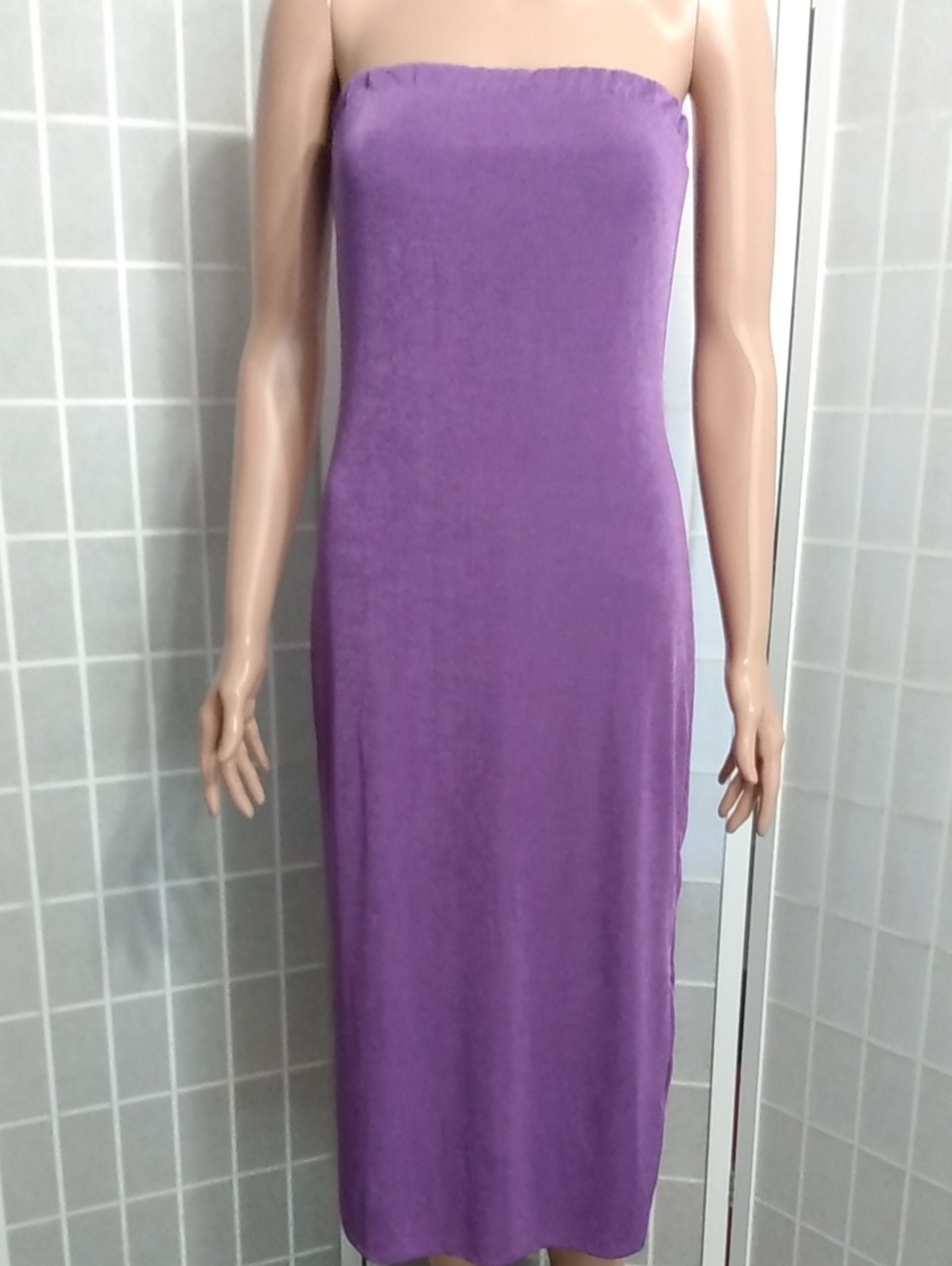 NWOT Rolla Coster‎ Lilac Strapless Tube Dress W/ Lining- WMNS Large